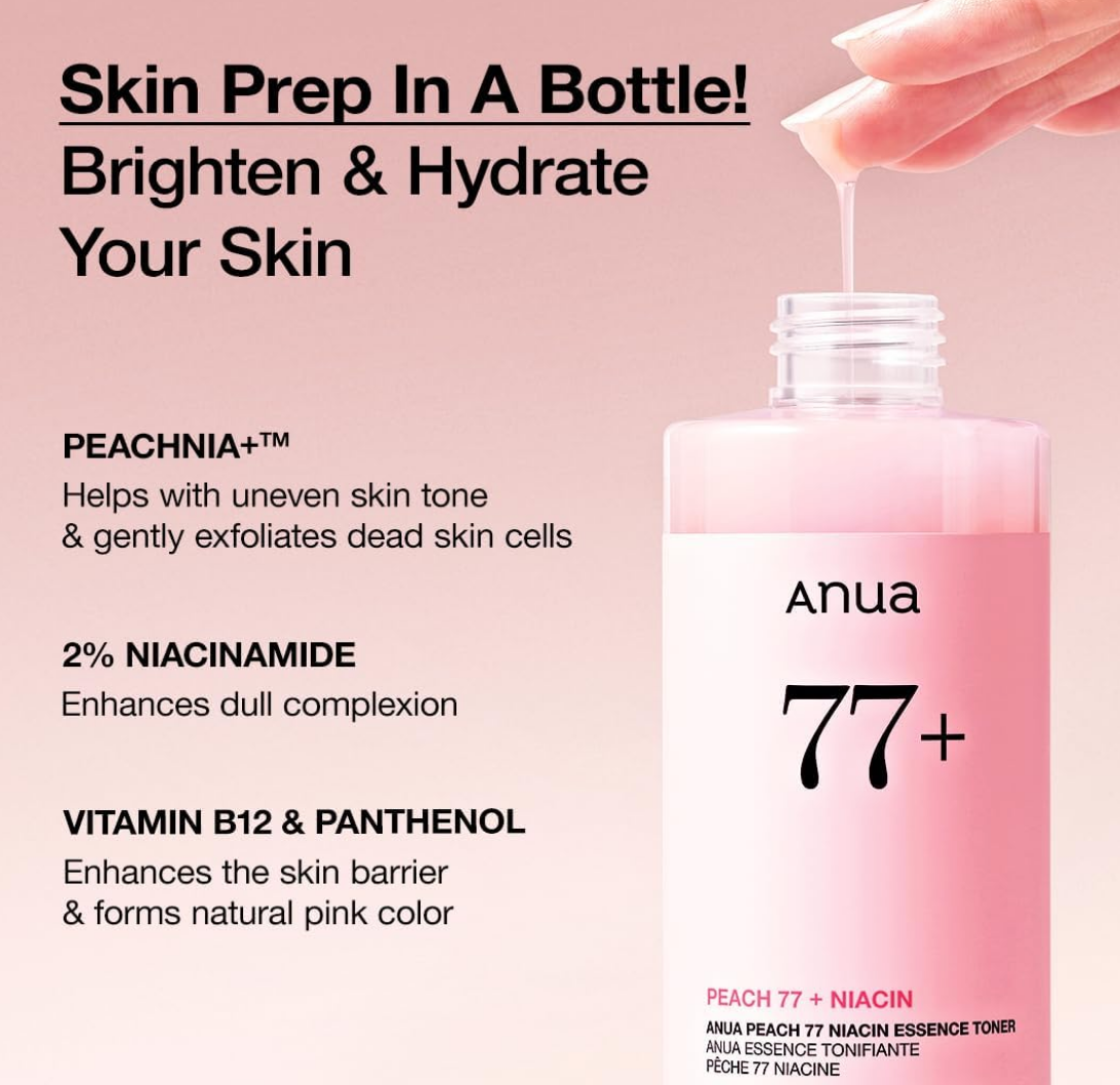 ANUA Peach 77 Niacin Essence Toner 250ml
