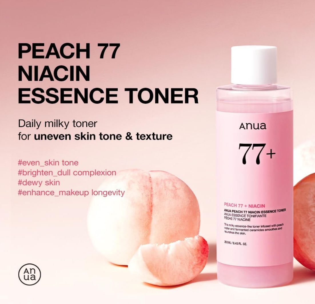 ANUA Peach 77 Niacin Essence Toner 250ml