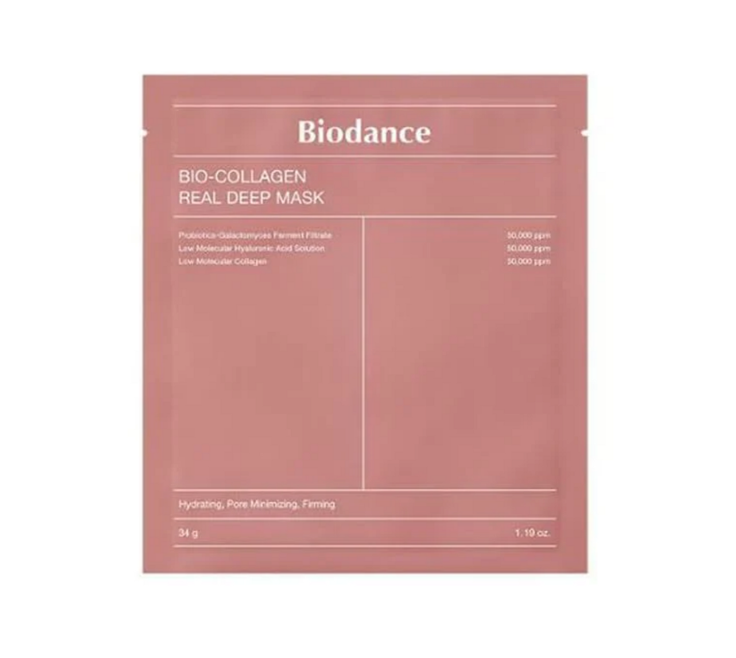 BIODANCE Bio Collagen Real Deep Mask 4x34g