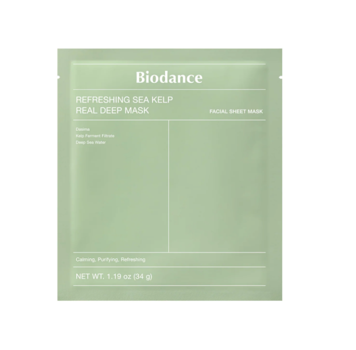 BIODANCE Refreshing Sea Kelp Real Deep Mask 4x34g