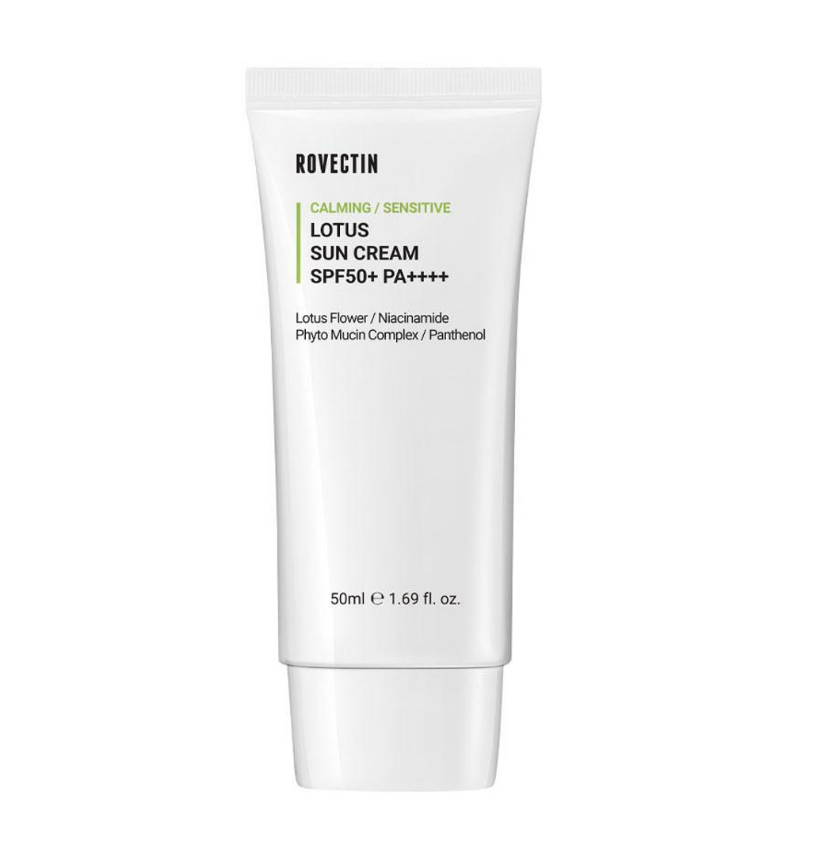 ROVECTIN Calming Lotus Sun Cream SPF50+ PA++++ 50ml